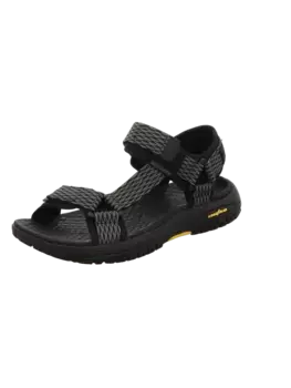 Сандалии Skechers Sandaletten Tiefenfubett Relaxed Fit Rip Tide, черный