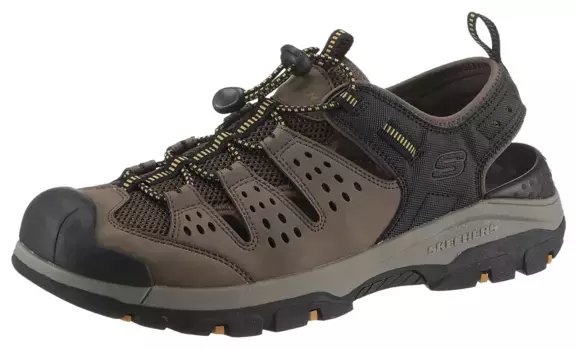 Сандалии Skechers "TRESMEN-MENARD", летняя обувь, обувь на липучке, уличные сандалии, со стелькой LuxeFoam, черный