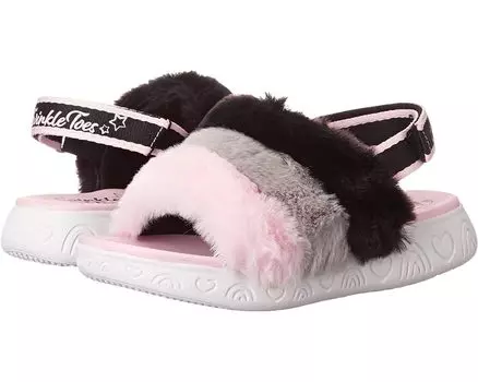 Сандалии Skechers Twinkle Toes - Rainbow Shines 314883N, цвет Black/White/Pink