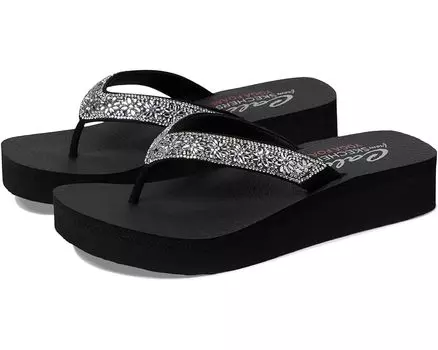 Сандалии SKECHERS Vinyasa - Wild Daisies, черный