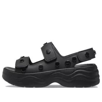 Сандалии skyline studded sandals 'black' Crocs, черный