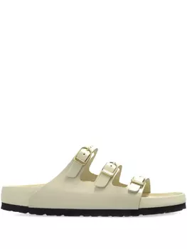 Сандалии-слайдеры Florida с тройной пряжкой Birkenstock, нейтральный