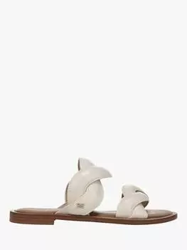 Сандалии - слайдеры из эллинской кожи Sam Edelman, слоновая кость