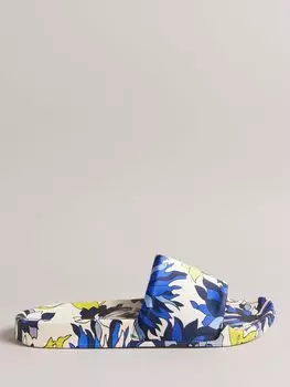 Сандалии-слайдеры Ted Baker Anniti, темно-синий/мульти