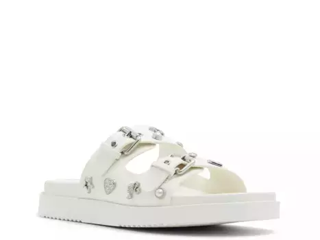 Сандалии-слайды Aldo x Barbie Barbiedream, белые