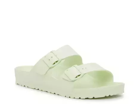 Сандалии-слайды Birkenstock Arizona Essentials EVA — мужские, светло-зеленые