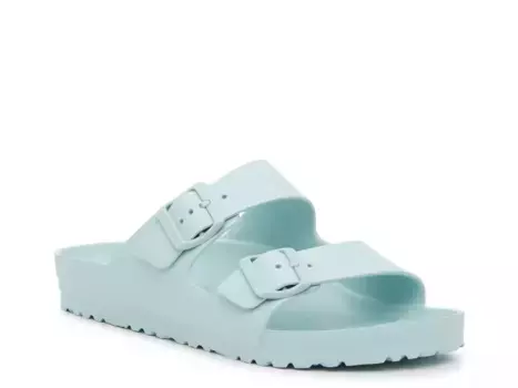 Сандалии-слайды Birkenstock Arizona Essentials EVA — мужские, цвет «аквамарин»