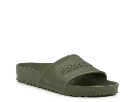 Сандалии-слайды Birkenstock Barbados Essentials — женские, темно-зеленые
