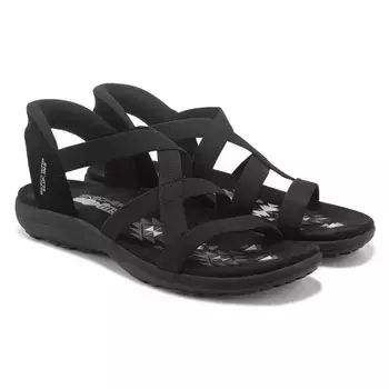 Сандалии Slip-Ins Reggae Slim Simply Stretch Skechers, черный