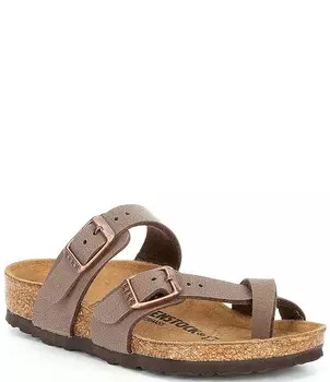 Сандалии-слипоны Mayari для девочек Birkenstock (для младенцев), коричневый