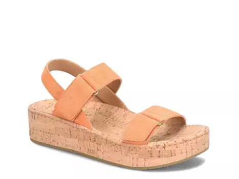 Сандалии Sloan на платформе Born, Orange Suede