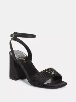 Сандалии со стразами Gelora Guess Factory, черный