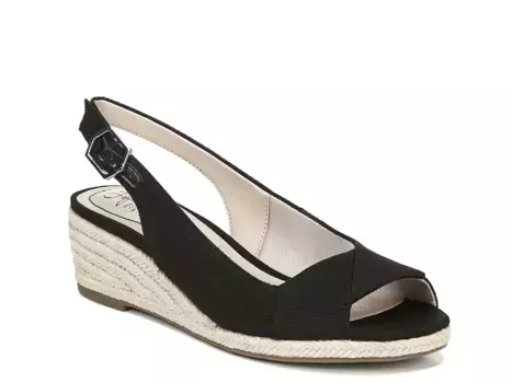 Сандалии Socialite Espadrille Wedge Sandal Lifestride, черный