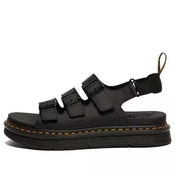 Сандалии soloman black sandals Dr. Martens, черный