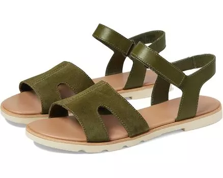 Сандалии SOREL Ella III Ankle Strap, цвет Utility Green/Honey White