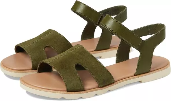 Сандалии SOREL Ella III Ankle Strap, цвет Utility Green/Honey White