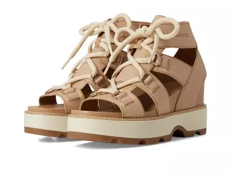 Сандалии SOREL Joanie IV Lace Wedge, цвет Honest Beige, Gum