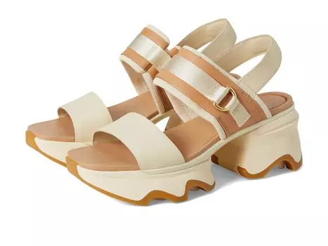 Сандалии SOREL Kinetic Impact Slingback Heel Sandal, цвет Honey White, Sea Salt