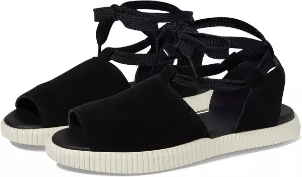 Сандалии SOREL ONA Streetworks Drille Flat Sandal, цвет Black/Chalk