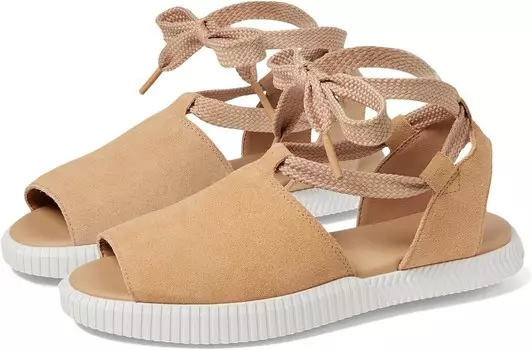 Сандалии SOREL ONA Streetworks Drille Flat Sandal, цвет Honest Beige/Sea Salt