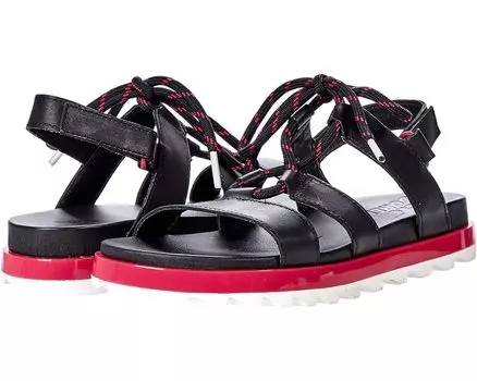 Сандалии SOREL Roaming Lace, цвет Black/Punch Pink