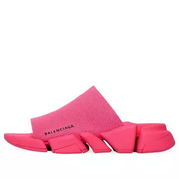 Сандалии speed 2.0 slides 'pink' Balenciaga, розовый
