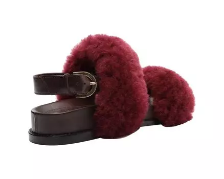 Сандалии Sport Sandal Shearling Alexandre Birman, гелиотроп