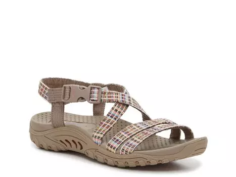 Сандалии спортивные Skechers Reggae Bold Ambition, серо-коричневый