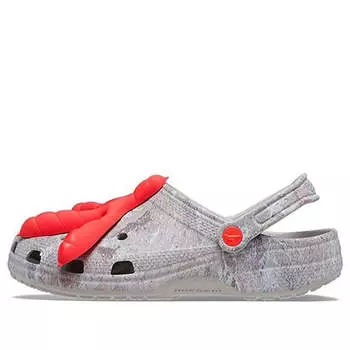 Сандалии staple x classic clog 'straight from above' Crocs, серый