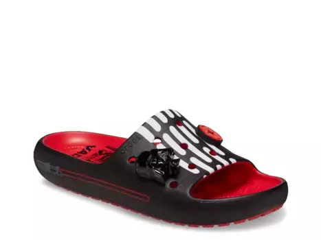 Сандалии Star Wars Darth Vader Classic Slide Sandal Crocs, цвет voyagerred