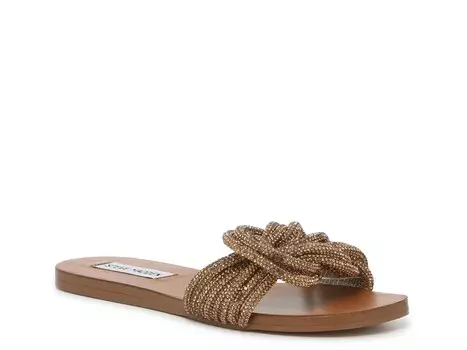 Сандалии Steve Madden Adore со стразами, бронзовый металлик