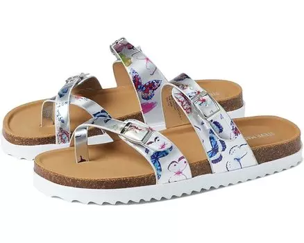 Сандалии Steve Madden Butterfly, серебряный