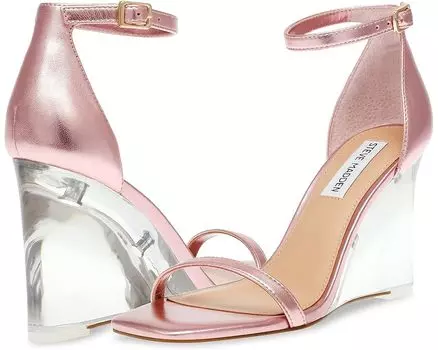 Сандалии Steve Madden Isobel Wedge, цвет Pink Metallic