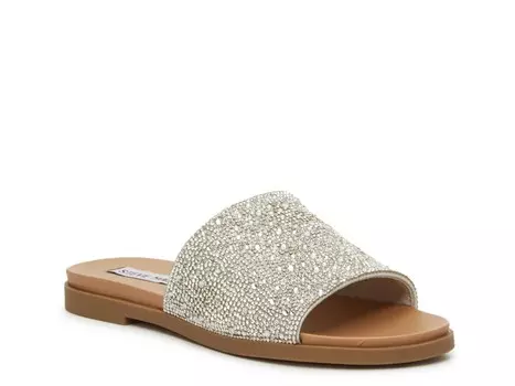 Сандалии Steve Madden Kept, серебряный металлик