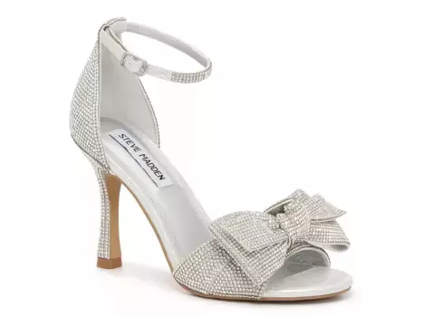 Сандалии Steve Madden Realm, серебристый металлик
