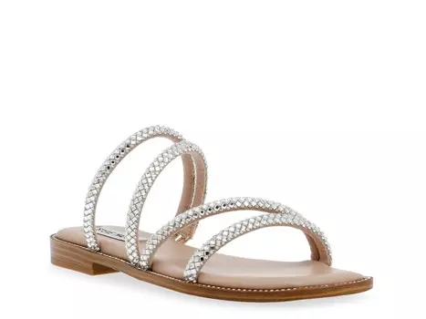 Сандалии Steve Madden Starie, серебряный металлик