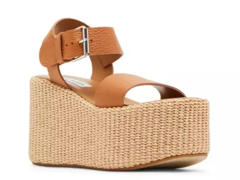 Сандалии Steve Madden Sunset Platform, бежевая кожа