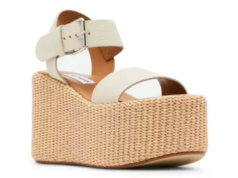 Сандалии Steve Madden Sunset Platform, кожа цвета слоновой кости