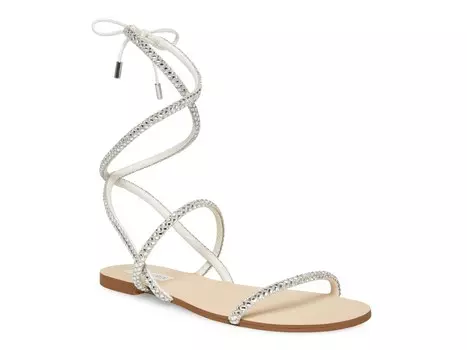 Сандалии Steve Madden Tellers, серебряный металлик