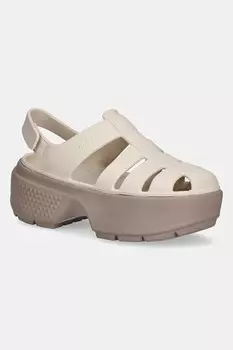 Сандалии Stomp Fisherman Crocs, бежевый