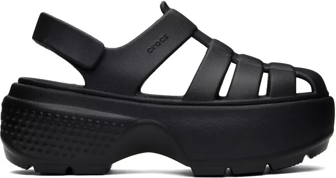 Сандалии Stomp Fisherman Crocs, черный