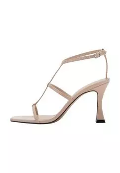 Сандалии STRAPPY Mango, цвет Nude