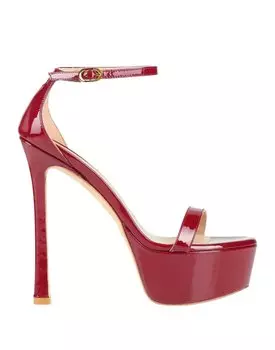 Сандалии Stuart Weitzman, бордовый