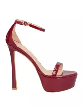 Сандалии Stuart Weitzman, бордовый