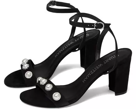 Сандалии Stuart Weitzman Nearlybare Portia, черный