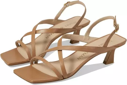 Сандалии Stuart Weitzman Oasis 50 Slingback Sandal, желто-коричневый