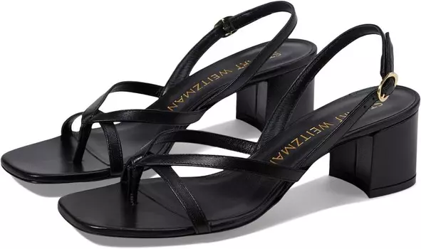 Сандалии Stuart Weitzman Oasis Slingback Sandal, черный