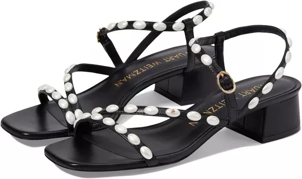 Сандалии Stuart Weitzman Pearlita 35 Sandal, черный
