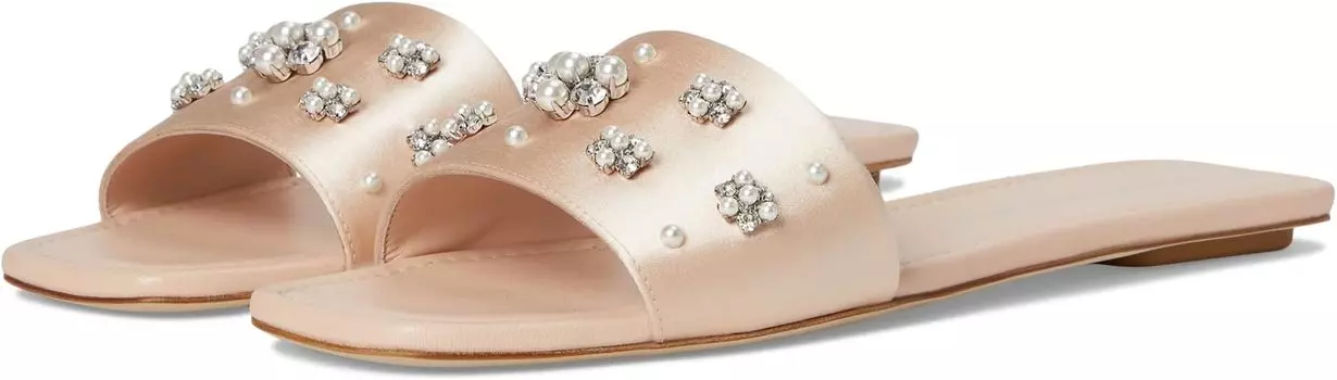 Сандалии Stuart Weitzman POPPY SLIDE, цвет Blush/Clear/Natural
