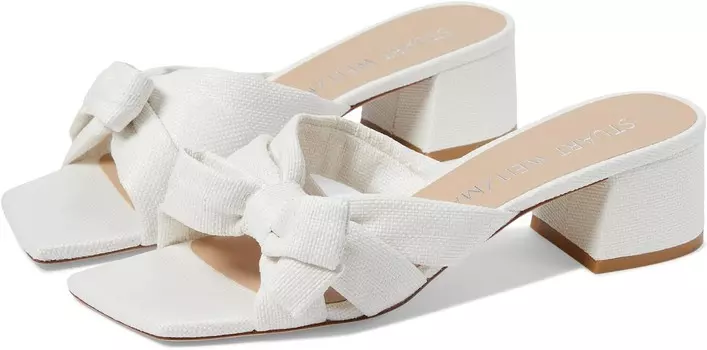Сандалии Stuart Weitzman Sofia 45 Slide, белый